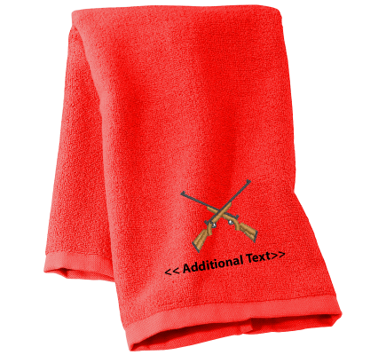 Personalised Rifles Military Towels Terry Cotton Towel
